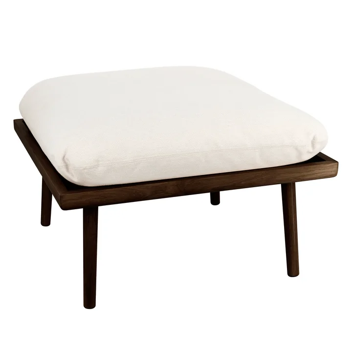 Umage - Lounge Around Shuffle Poef, donker eiken / wit zand