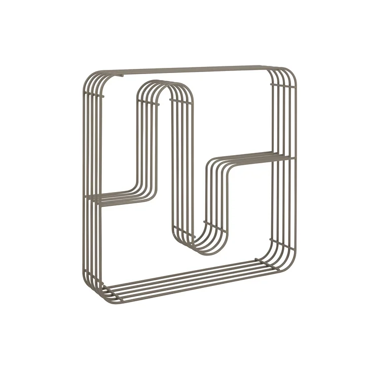 AYTM - Curva Vierkante wandplank, taupe