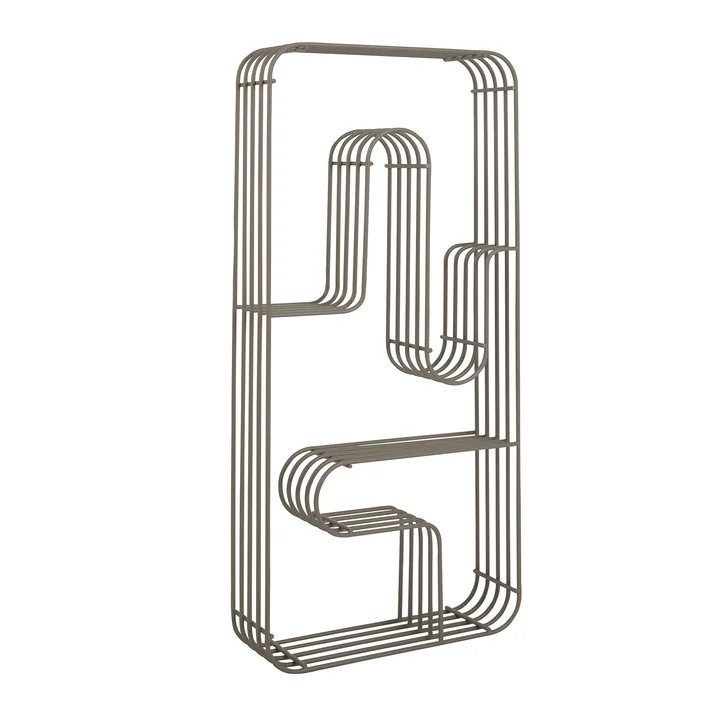 AYTM - Curva Wandplank rechthoekig, taupe