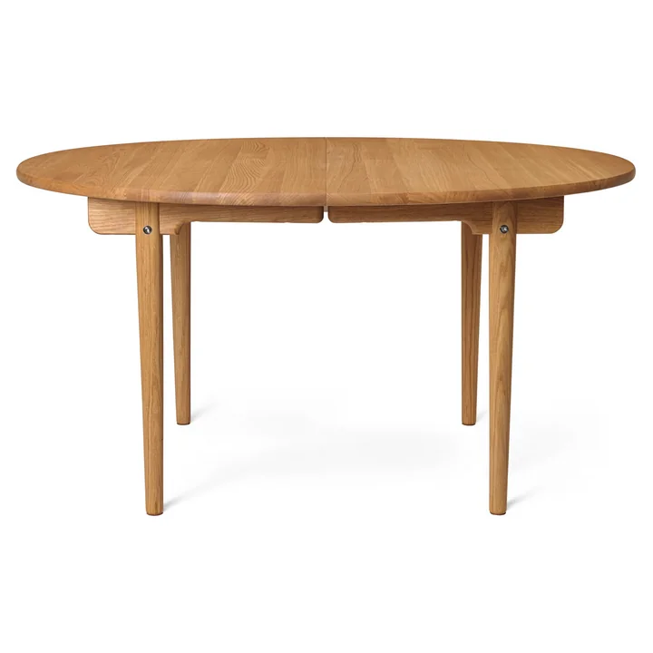 Carl Hansen - CH337 Uitschuifbare eettafel, 140 x 115 cm, geolied eiken (met uitschuifblad voor 2 bladen)