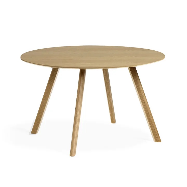 HAY - Copenhague CPH25 2. 0 Tafel Ø 120 cm, gelakt eiken