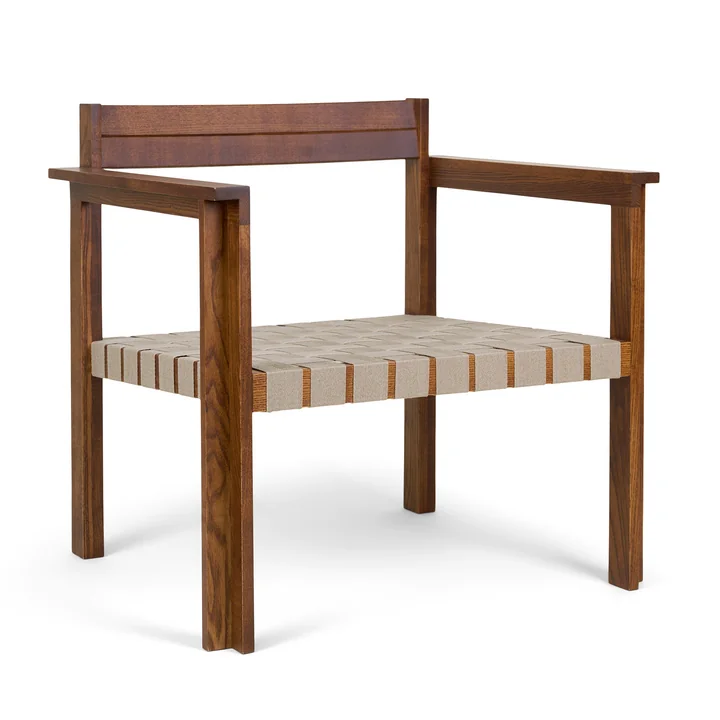 Frama - Symmetrie fauteuil, essen honing / haver