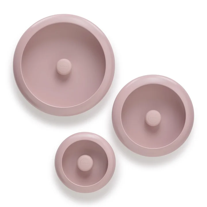 Fatboy - Oloha Trio Kom met LED-batterijverlichting, zachtroze