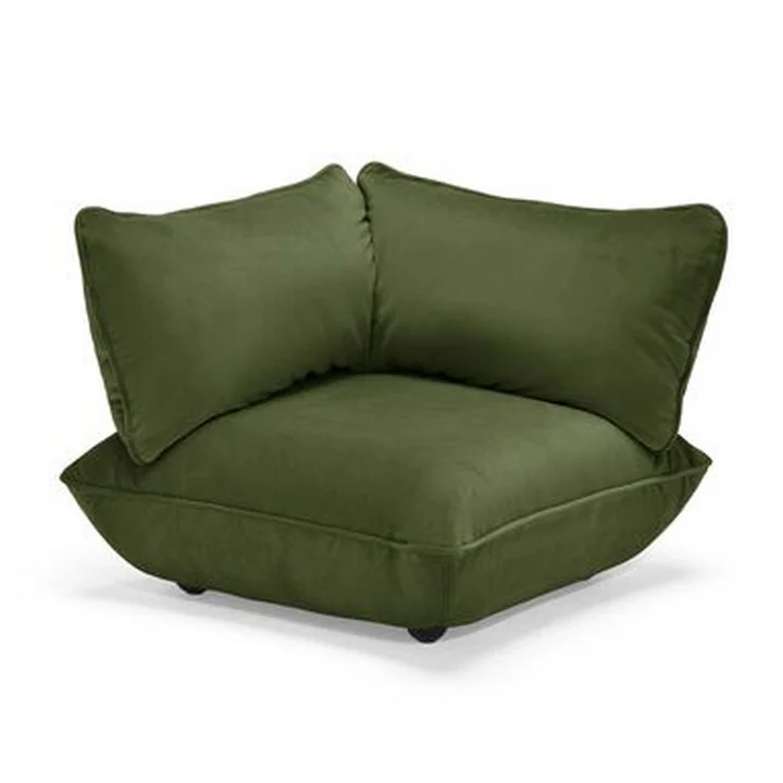 Fatboy - Sumo Hoekmodule, diepgroen (fluweel)