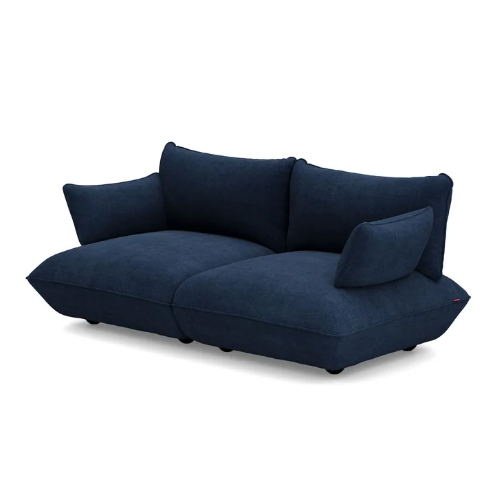 Fatboy - Sumo Sofa medium, diepblauw (ribfluweel)