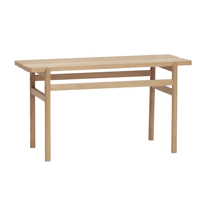 Hübsch Interior - Align Bank, L 85 cm, eiken natuur