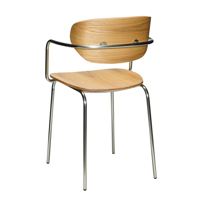 Hübsch Interior - Arch Stoel, essen natuur