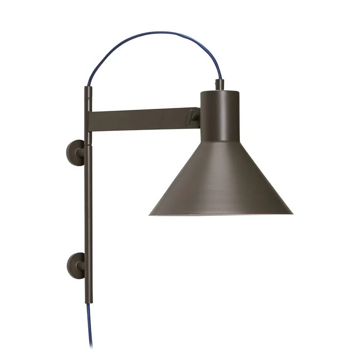 Hübsch Interior - Studio Wandlamp, bruin