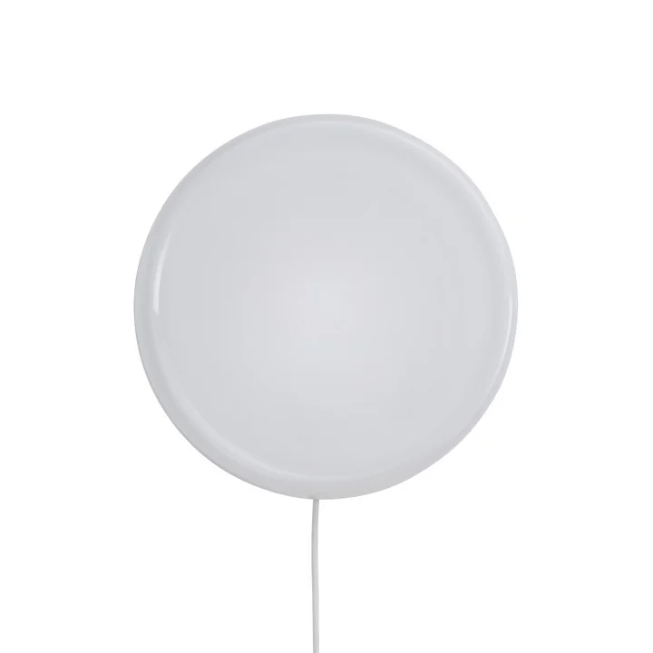 Muuto - Loop LED wandlamp / plafondlamp, wit (met kabel)