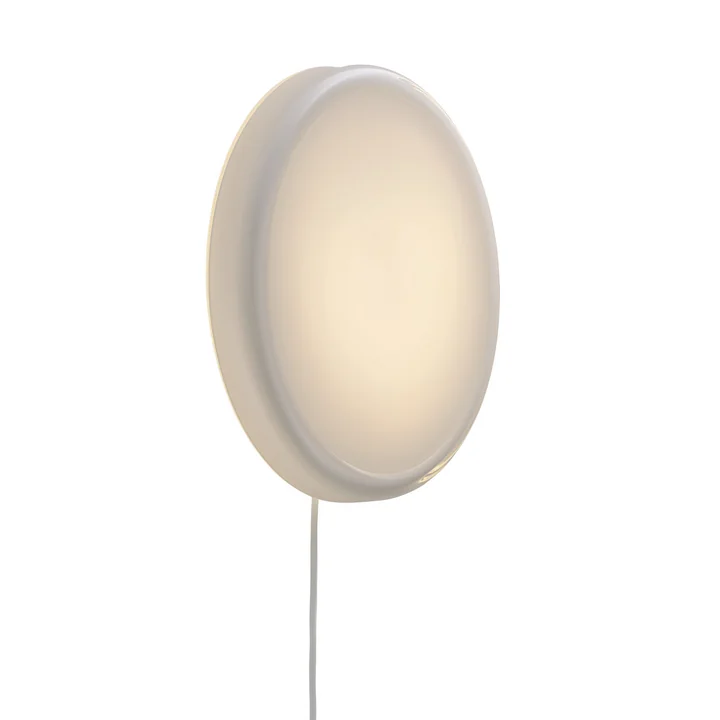 Muuto - Loop LED wandlamp / plafondlamp, wit (met kabel)