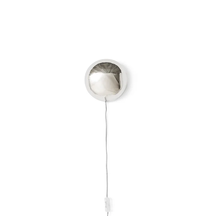 HKliving - Orb Wandlamp, chroom