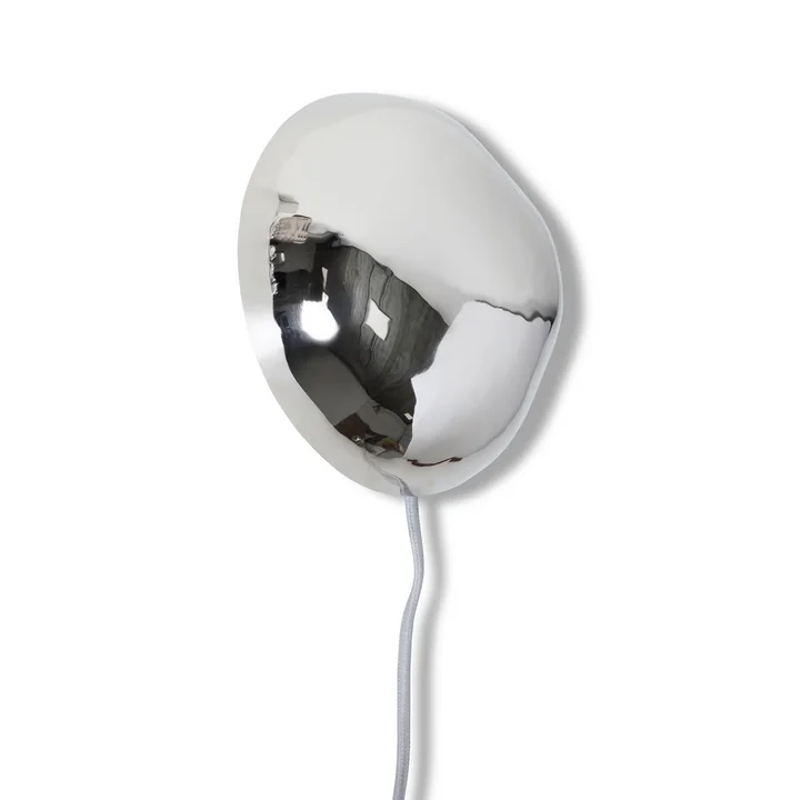 HKliving - Orb Wandlamp, chroom