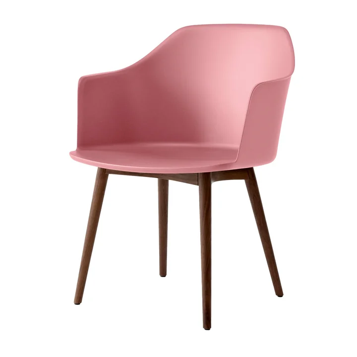 & Tradition - Rely Fauteuil HW76, walnoot gelakt / zachtroze