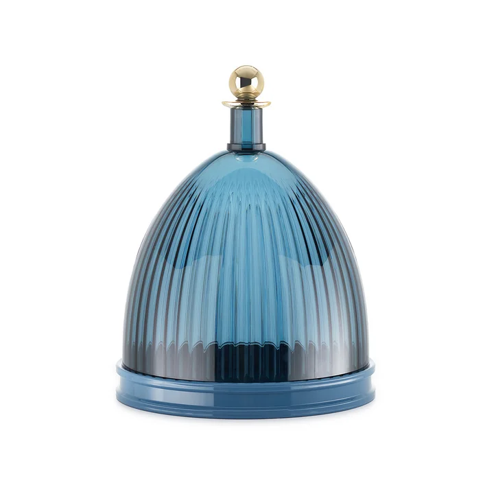 Kartell - La Coupole Dienblad met bel, hemelsblauw / blauw