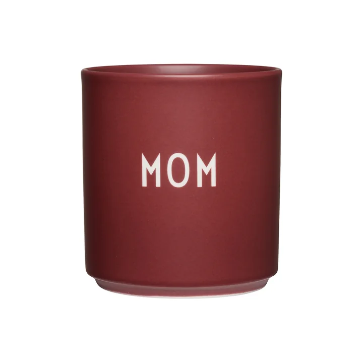 Design Letters - AJ Favourite Porseleinen mok, mama / bordeaux