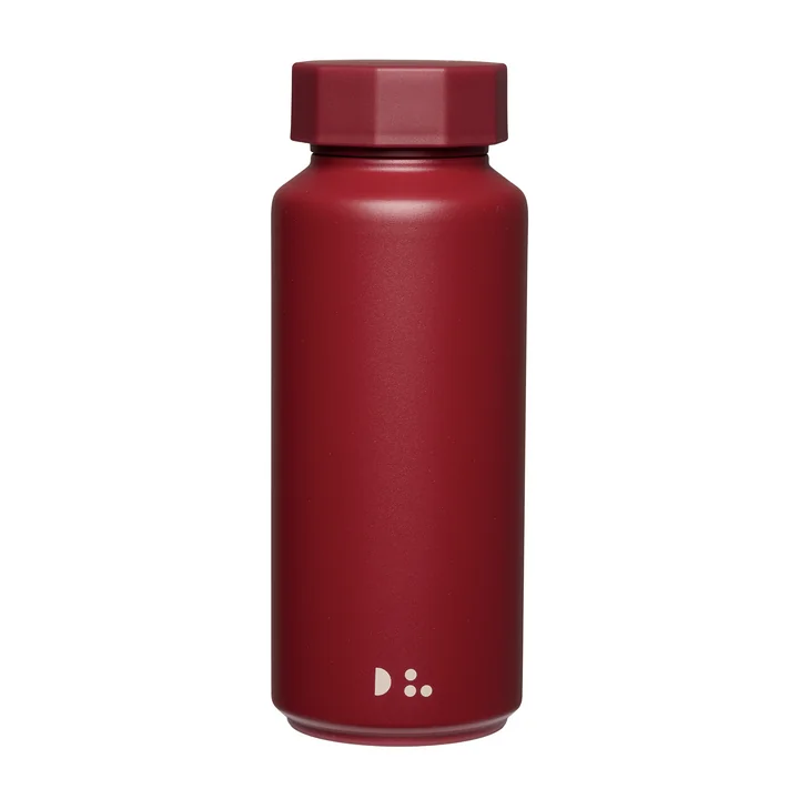 Design Letters - AJ thermosfles Hot & Cold 0,5 l, Design Letters / bordeaux (speciale editie)