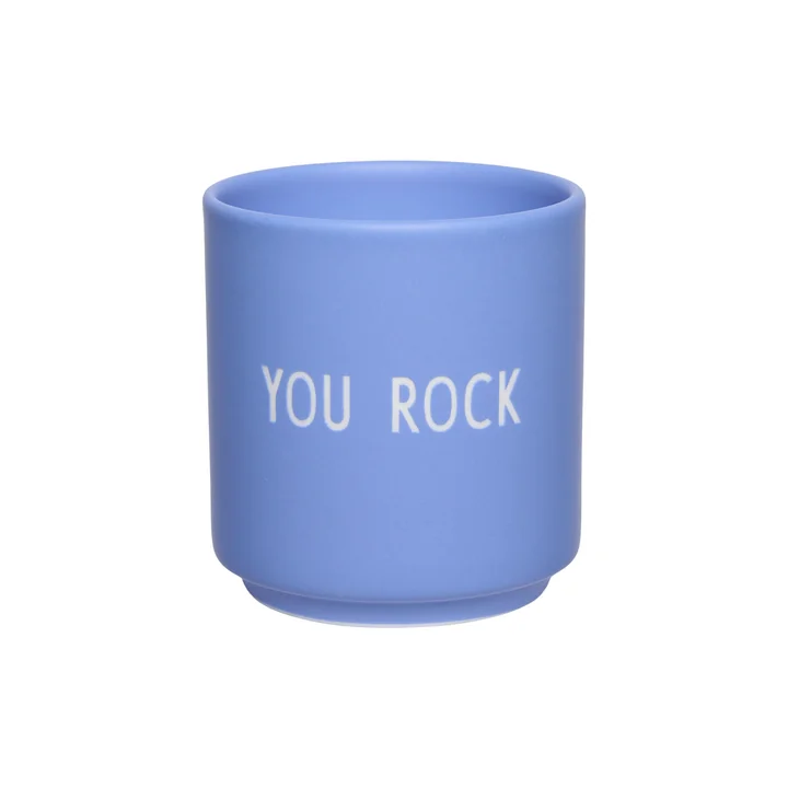 Design Letters - Porseleinen minimok, You Rock / hemelsblauw