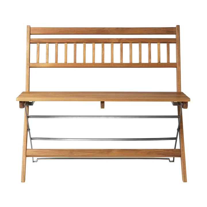 FDB Møbler - Lilleø M24 Tuinbank, naturel geolied teakhout