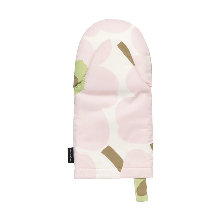 Marimekko - Pieni Unikko Ovenwant, gebroken wit / roze / peer / zand
