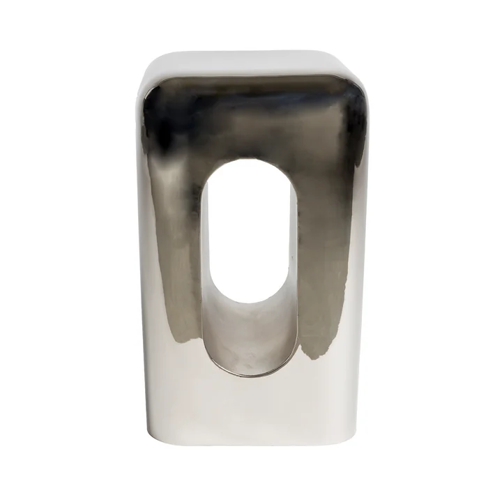 Zuiver - Creek bijzettafel, H 48 cm, chroom