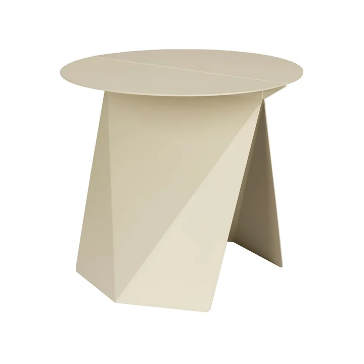 Zuiver - Foldy Bijzettafel, opvouwbaar, beige