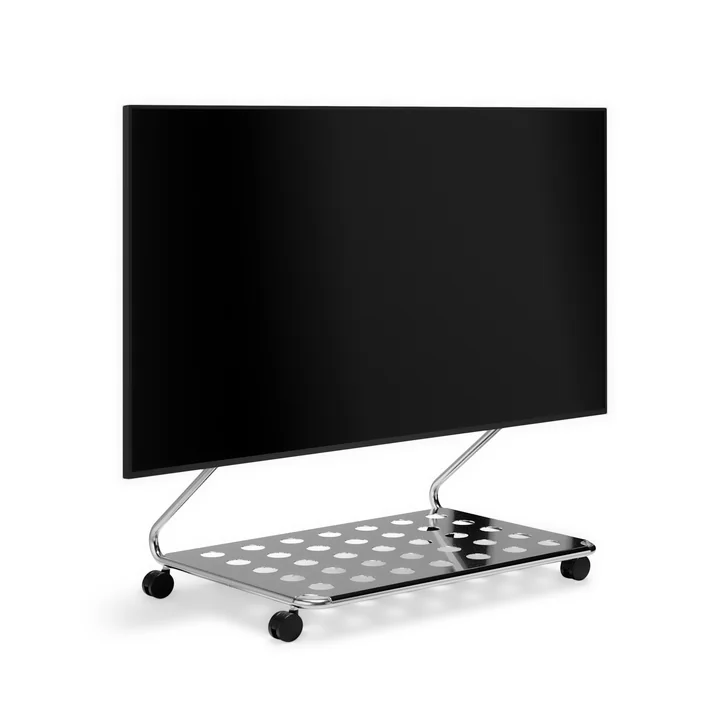 Pedestal - Disco TV-standaard, 40 - 70 inch, chroom
