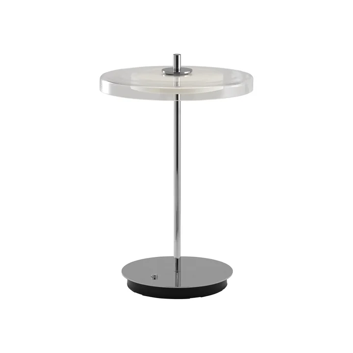 Umage - Asteria Move LED Tafellamp, gepolijst staal / glas