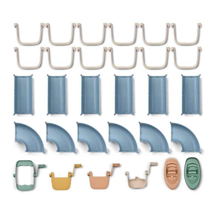 LIEWOOD - Cassian Wasserstrasse, beach blue / multi mix