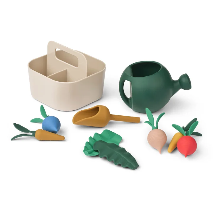 LIEWOOD - Acacia creatief speelgoed, tuin, sandy multi mix (10 stuks)