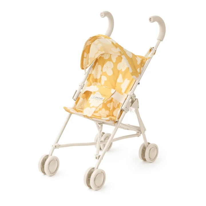 LIEWOOD - Elsie poppenbuggy, Flower / lemon geel