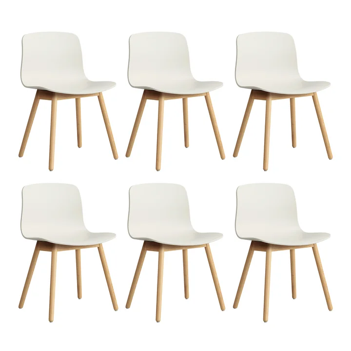 HAY-About-A-Chair-AAC-12-Eiche-lackiert-melange-cream-2-6er-Set