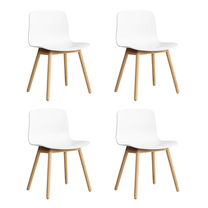 HAY-About-A-Chair-AAC-12-Eiche-lackiert-white-2-4er-Set