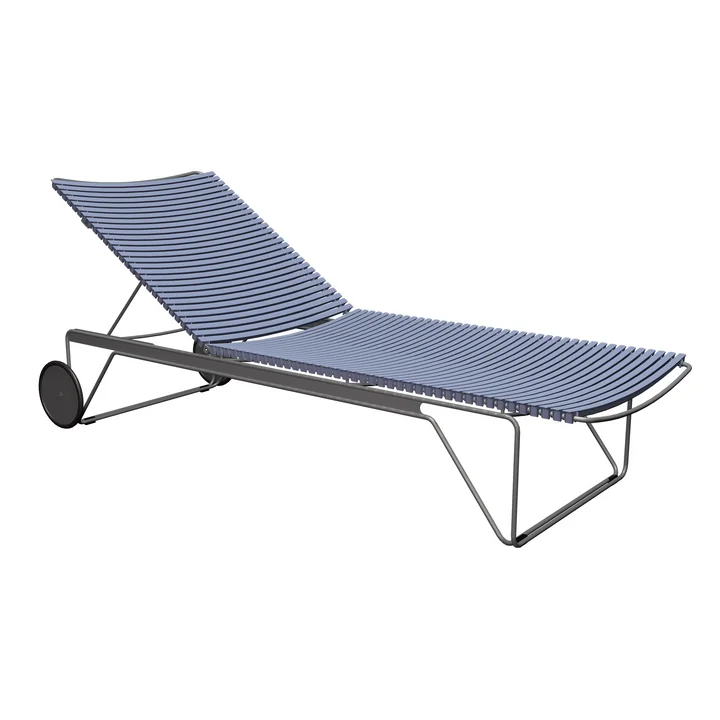 HOUE - CLICK Chaise Longue verstelbaar, duifblauw