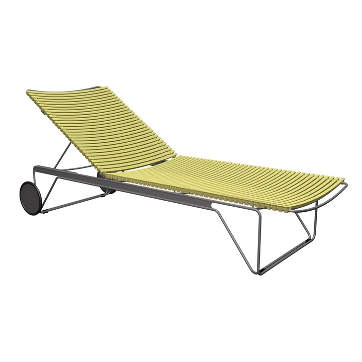 HOUE - CLICK Chaise Longue verstelbaar, citroenschil