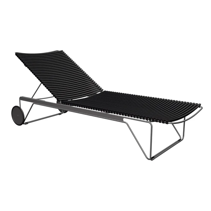 HOUE - CLICK Chaise Longue verstelbaar, zwart