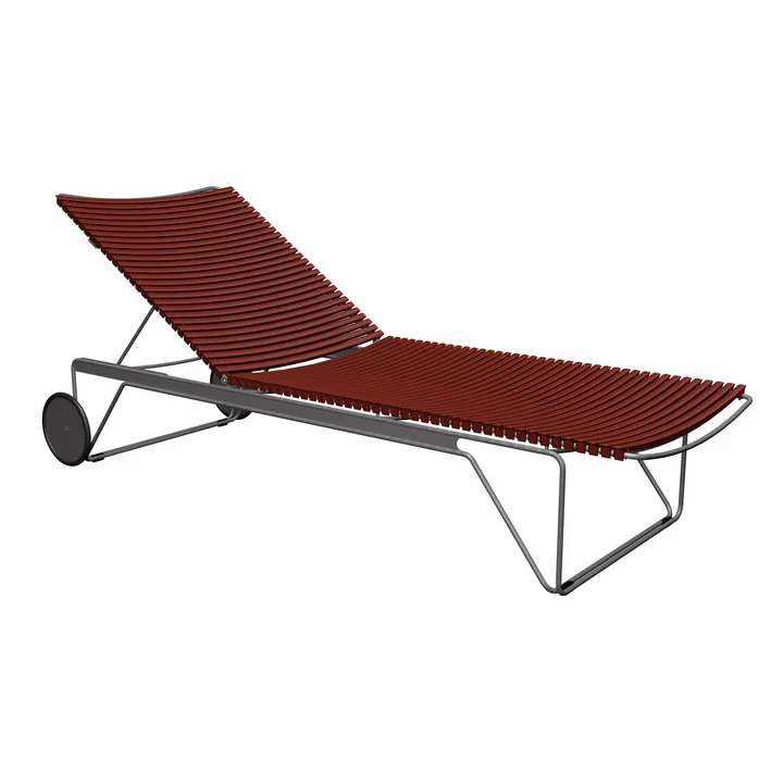 HOUE - CLICK Chaise Longue verstelbaar, paprika