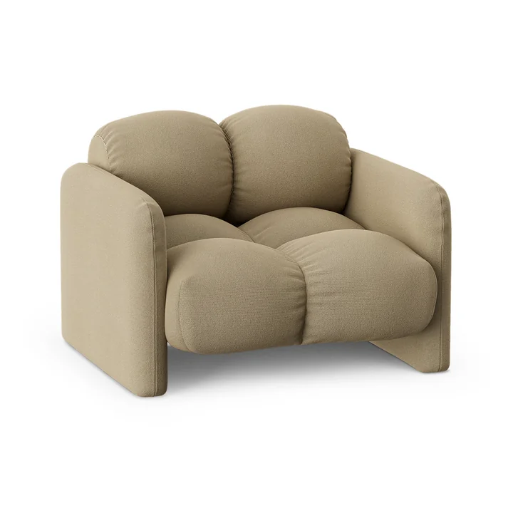 OUT Objekte unserer Tage - Fauteuil Sander Up, beige (stof Kvadrat Autumn 0221)