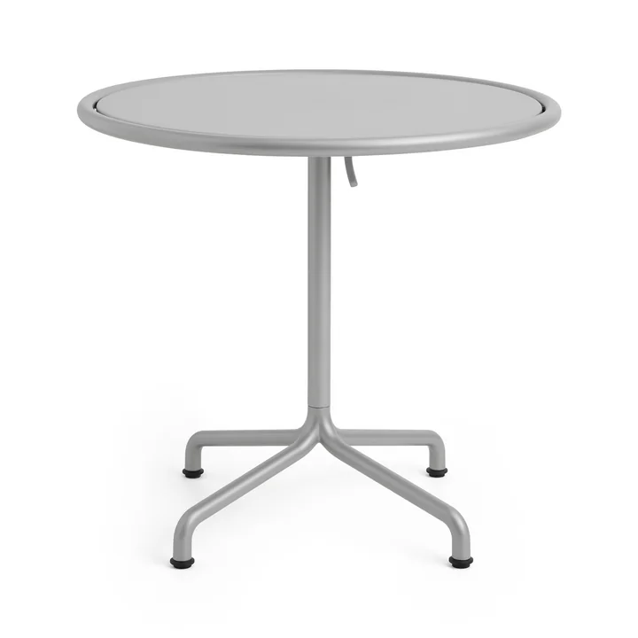 HAY - Deville Tafel, voor buiten, Ø 80 cm, zilvergrijs