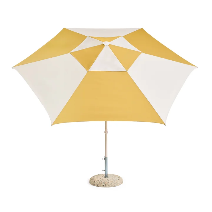 HAY - Terrazza Parasol, zeshoekig, Ø 300 cm, gebroken wit / oker