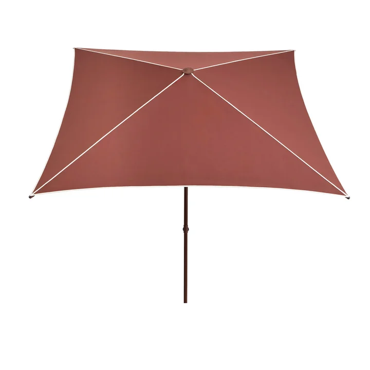 HAY - Terrazza Parasol, vierkant, 240 x 240 cm, gebroken wit / bordeauxrood