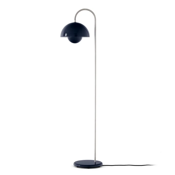 & Tradition - FlowerPot Vloerlamp VP12, staalblauw