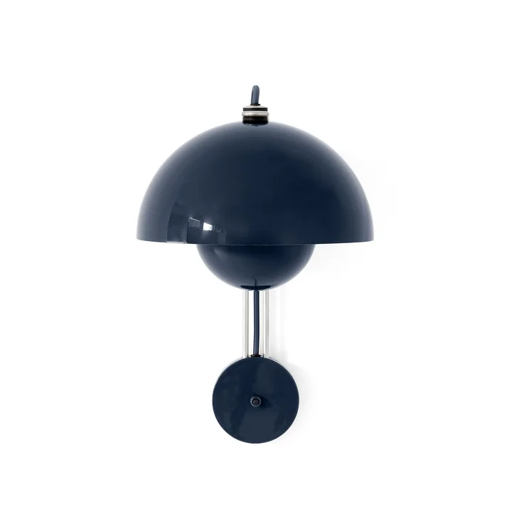 & Tradition - Bloempot wandlamp VP8, staalblauw