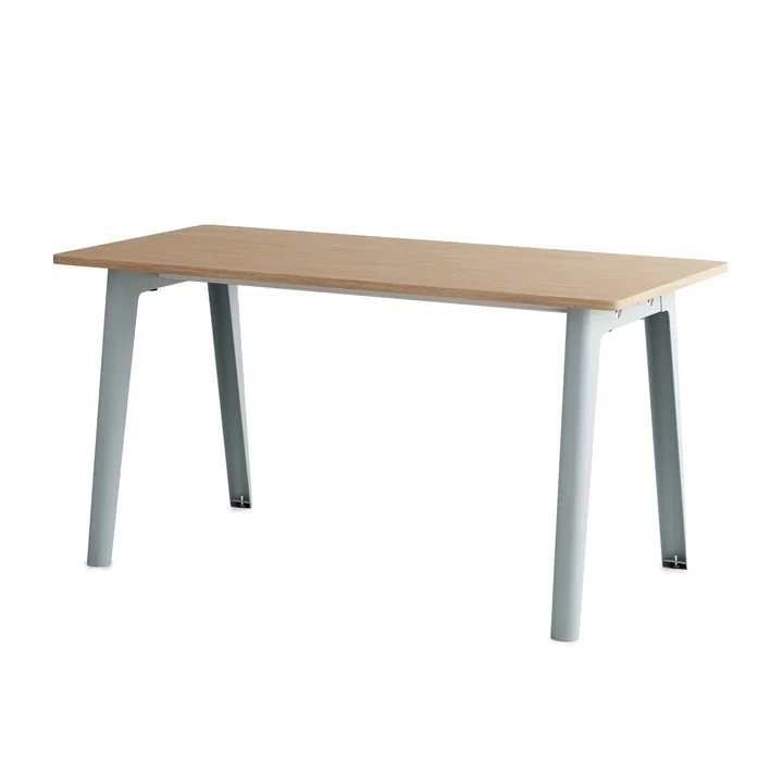 TipToe - NEW MODERN Bureau, 75 x 150 cm, berken / lichtblauw