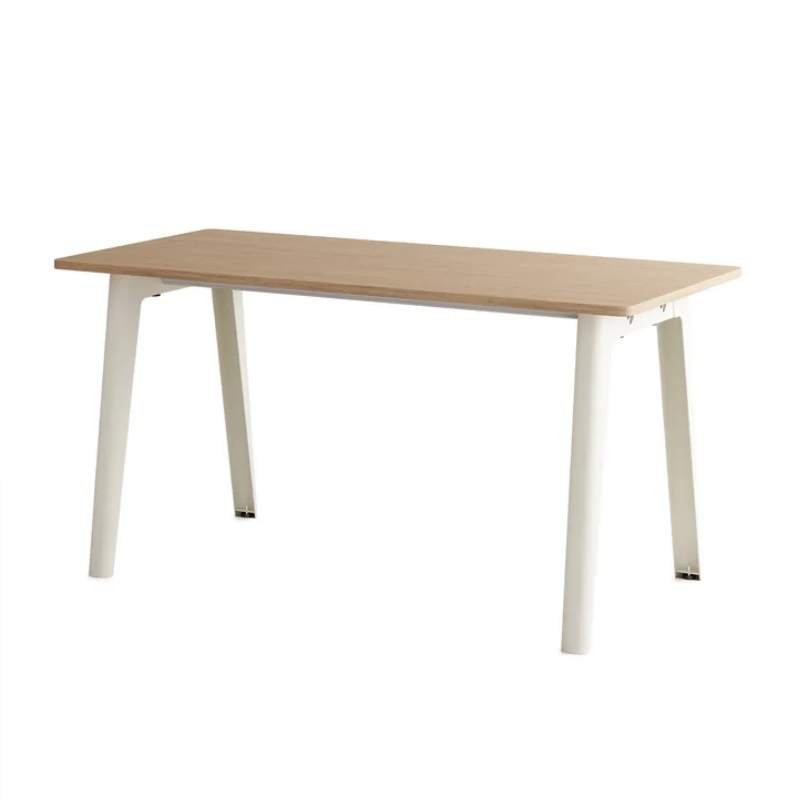 TipToe - NEW MODERN Bureau, 75 x 150 cm, berken / roomwit