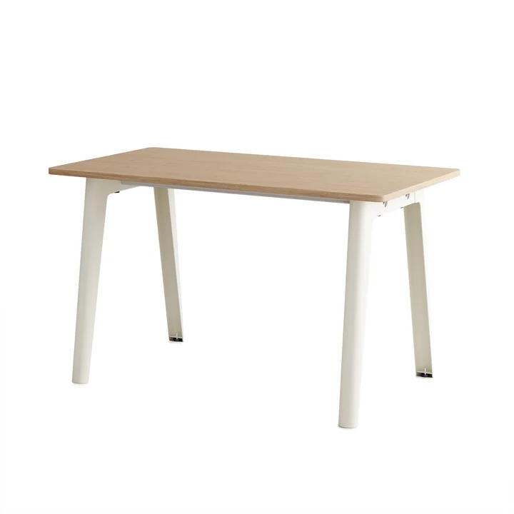 TipToe - NEW MODERN Bureau, 75 x 130 cm, berken / roomwit