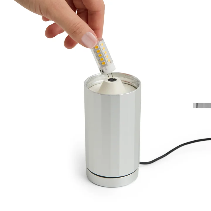 HAY - Turn On LED tafellamp, aluminium