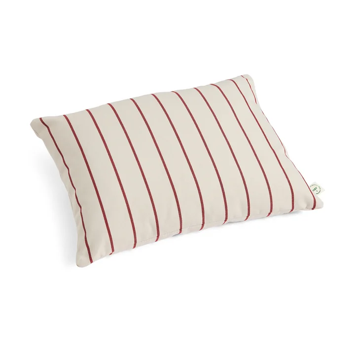 HAY - Outdoor Market Kussen 45 x 35 cm, beige met rode strepen