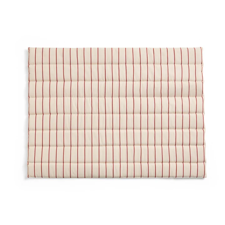 HAY - Outdoor Market Zitkussen bank, beige met rode strepen