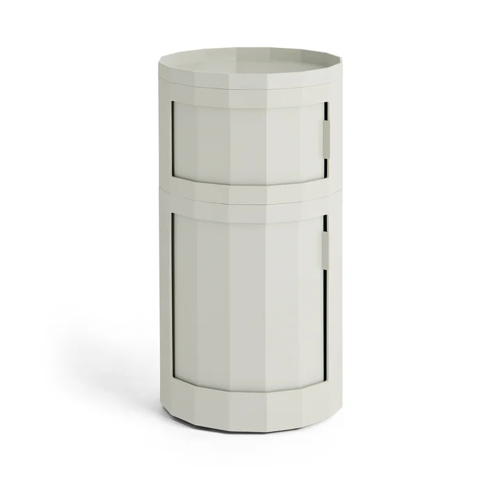 HAY - Facet kast 110 met poten en wielen, misty grey