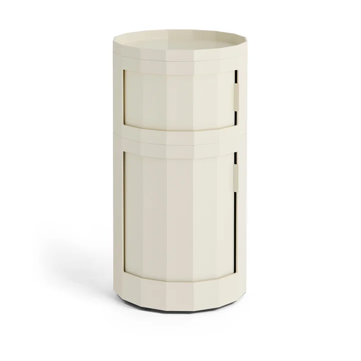 HAY - Facet kast 110 met poten en wielen, eierschaal